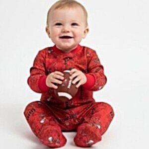 Baby Boys Tampa Bay Buccaneers Footed Blanket Sleeper NWT